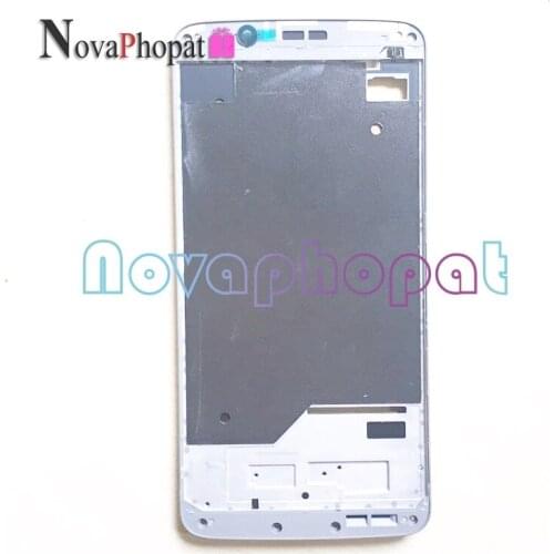 Novaphopat For ZTE Axon 7 A2017 A2017U A2017G LCD Display Frame Bezel Housing Middle Cover Front A Board Replacement + tracking
