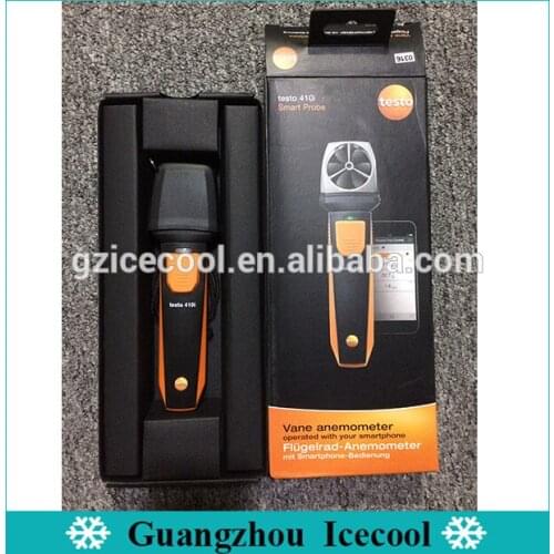 Original Testo 410i Smart probe Testo410i Vane anemometer Wind speed measuring instrument for air outlet and ventilation grilles