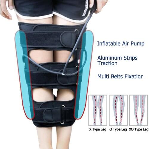 O-shaped leg leg correction belt leggings with adult children X-shaped leg curl leg orthosis three-in-one orthopedic strap