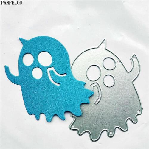 PANFELOU Angle the ghost paper die cutting dies for Scrapbooking/DIY Easter wedding Embossing mould cards