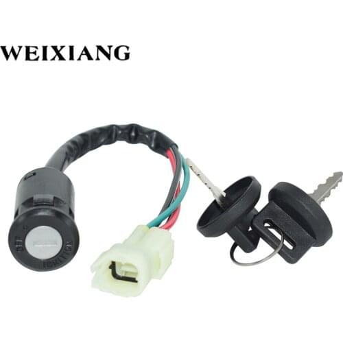 Motorcycle Ignition Switch with 2 Keys For Arctic Cat 2002 2003 2004 2005 ATV 50 90 OFF Lock Switches
