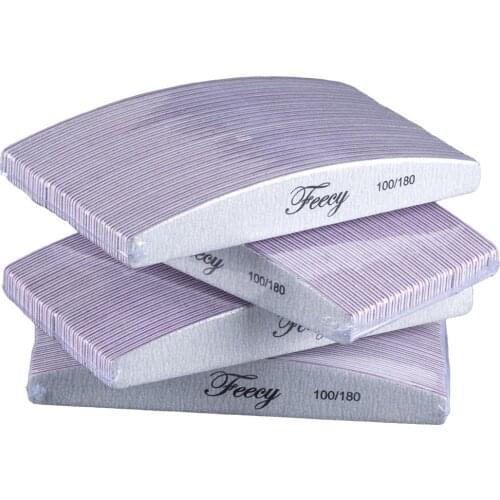 Nail Art File 100/180 Nails Accessoires Gel Nail Polish Polishing Pedicure Manicure Buffers Nail Care Tools Lime A Ongle