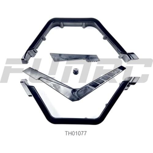 Plastic Wading Hose Rear Wheel Eyebrow for Traction Hobby 1/8 KM5 Crawler Model Vehicle Refit Upgrade Accessories RC Car Parts