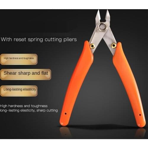 WL Nozzle Pliers With Return Spring Durable Industrial Grade Multi-Function Cutting Pliers Cutting Wire Electrician Tool Pliers