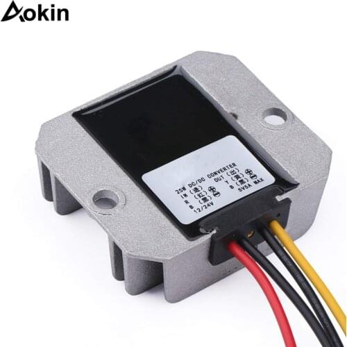 DC DC Converter Buck 12V 24V to 5V 5A 25W Step-Down Converter Regulator Voltage Convert Transformer Power Supply Module