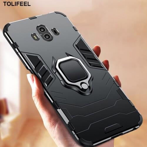 Shockproof Armor Case For Huawei Mate 10 Mate10 Cases Stand Holder Magnetic Ring Phone Back Cover For Huawei Mate 10 Coque