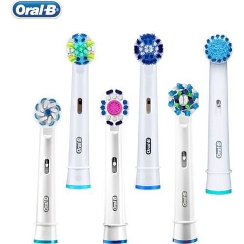 Original Replacement Toothbrush Heads Oral B Electric Tooth Brush 3D White Deep Clean Precision Oralb Head for Adults 4 Pcs