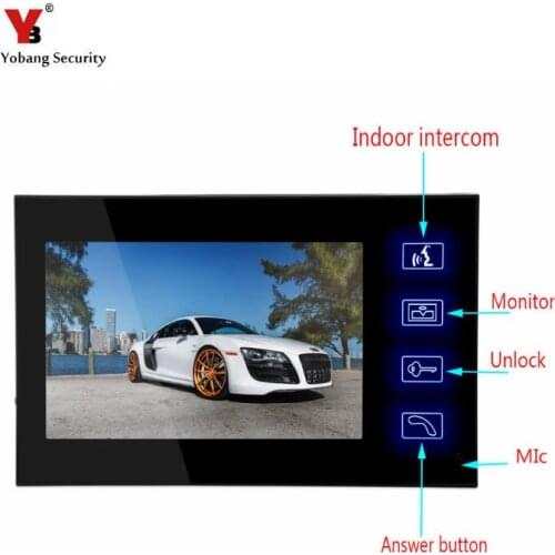 Yobang Security freeship 7-inch Monitor for video doorphone doorbell only indoor machine for door intercom
