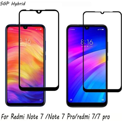 Safety Glass on the For Xiaomi Redmi Note 7 Note 7 Pro Redmi 7 Screen Protector For Redmi 7 Pro Full Protective Glass Film Case