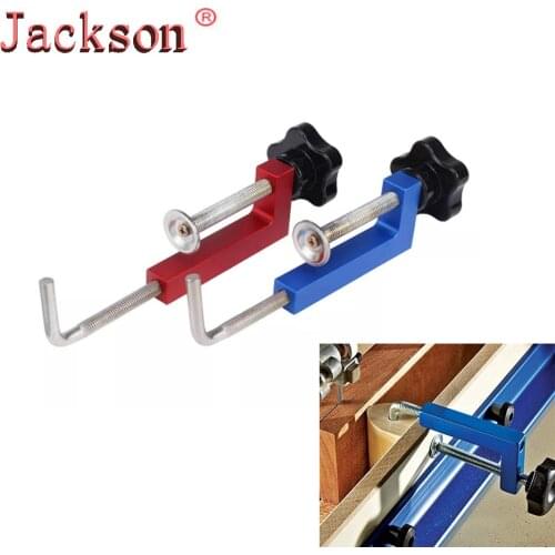 Aluminum Alloy Fence Clamp Woodworking Clamp G Clip Dedicated Fixture Adjustable Frame Fast Fixed Clamp for Woodworking Benches