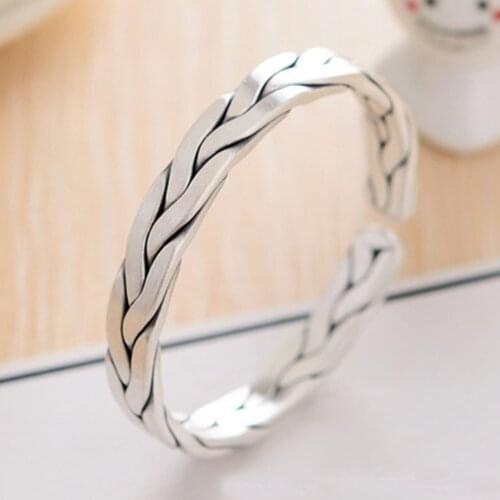 Ladies Vintage Jewelry Jewelry Ladies Luxury Stainless Steel Bracelet Adjustable Indian Bangle Punk Accessories Designer Accesso