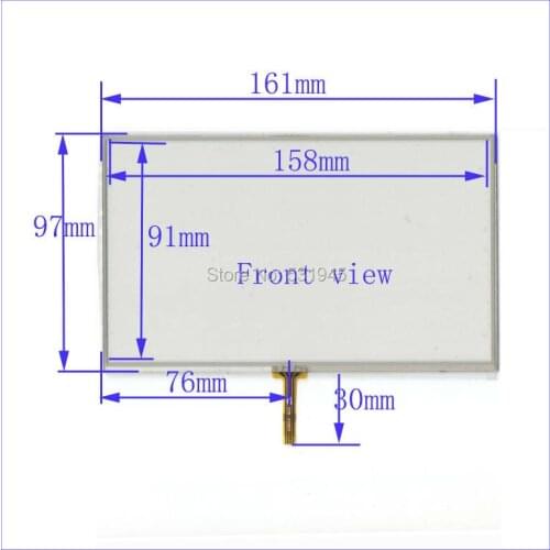 ZhiYuSun 10PCS/LOT New 7 Inch Touch Screen 161mm*97mm for 7 GPS GLASS 161*97 for tble compatible for soling gps touch