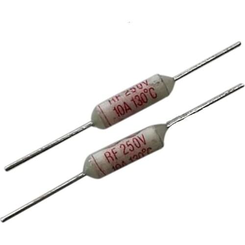 10 Pcs Electric Cooker Thermal Cutoff Rf130 Degrees Rf155 Degrees 10A Ceramic Fuse Fuse