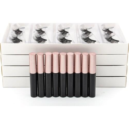 3/20/100PCS Magnetic Lashes 3D Mink Eyelashes Magnetic Liquid Eyeliner Waterproof Long-Lasting False Eyelash Short Faux Cils