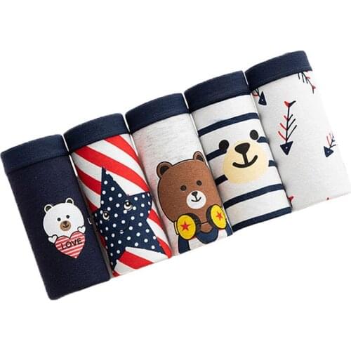 5PCS/lot New Cotton Panties Women Underwear Briefs Comfort Thong Intimates sexy Lingerie Underpants Girls Sanitary Panty