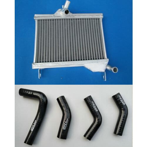 Aluminum Radiator & Silicone Hose For Yamaha RZ350 RD350 RD250 RZ250 YPVS RRZ 350 RD 350 250 KIT 1984-1988 1985 1986 1987