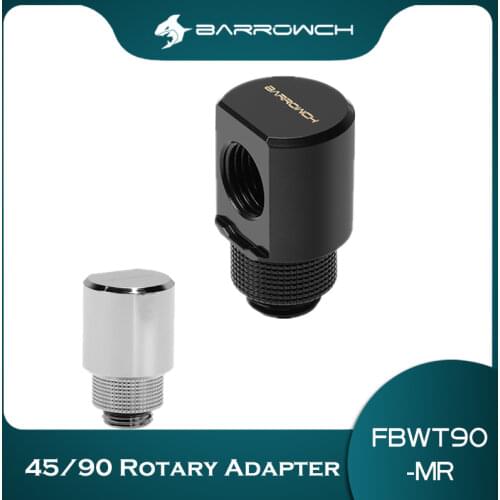 Barrowch 45/90 Rotary Adapter G1/4'' 360 Rotary Fittings , with smooth surface FBWT90-MR FBWT45-MR