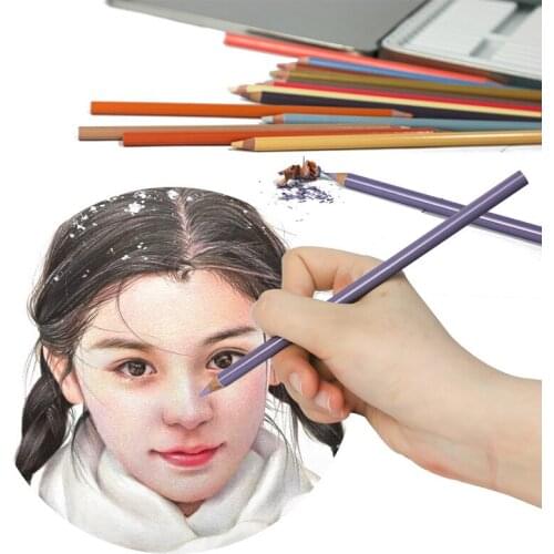 24-color character colored pencils painting skin lead set colored pencil portrait hand-painted art painting supplies