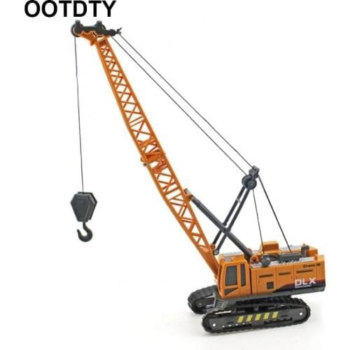 Crane Toy Construction Vehicle 1:50 Diecast Engineering Toys Truck Tractor High Simulation Boys Machine Model Toys For Children