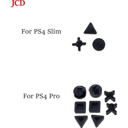 JCD Console Back Button Bottom Foot For PS4 Repair Replacement 1200 Rubber Pad Accessory Package