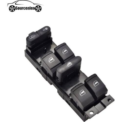 Car Master Electric Window Control Switch Button For VW Golf 4 Jetta MK4 BORA BEETLE Passat OE1J4 959 857D/ 1J4959857D