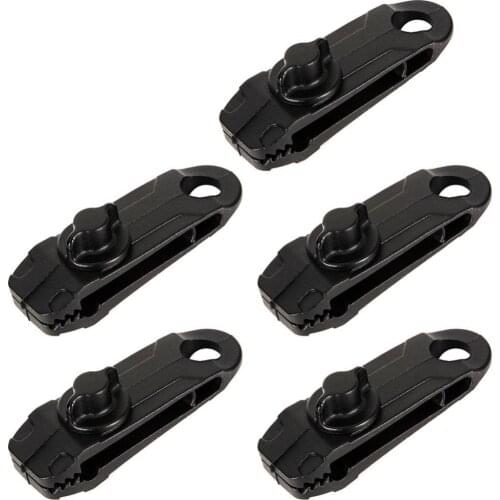 ABS Reusable Tent Awning Canopy Clips Outdoor Rope Clamps Camping Tighten Tool For Outdoor Camping Sailing Or Picnics