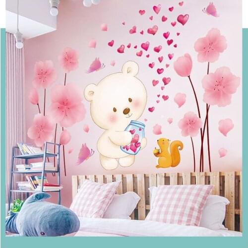 Cartoon Girls Wall Stickers Teen Home Decor Wallpaper Home Living Room Decoration Aesthetic Self-adhesive Art Poster