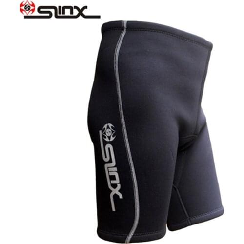 SLINX 2mm Neoprene Black Mens Diving Wetsuit Shorts Size XS-XXXL Winter keep Warm For Swimming Rowing Sailing Surfing