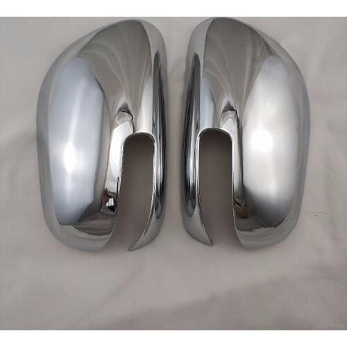 2pcs ABS Chrome Door Side Rearview Mirror Cover Trim For TOYOTA Fielder 2009 COROLLA 2011 Accessories Car Styling