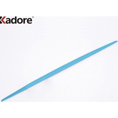 For Jetta MK5 Sedan 2005-2010 For Skoda Octavia 2007-2010 Stainless Steel Rear Trunk Lid Cover Trim Sticker