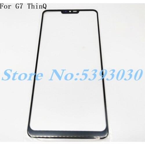 Original For LG G7 ThinQ G7+ G710 G710EM G710PM G710VMP G710ULM G710N LCD Front Touch Screen Glass Outer Lens Replacement
