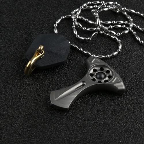 DICORIA DD-01 Real titanium alloy Necklace Crowbar KYDEX Sheath ceramic bead camping hunting EDC Glass impactor Broker Tools