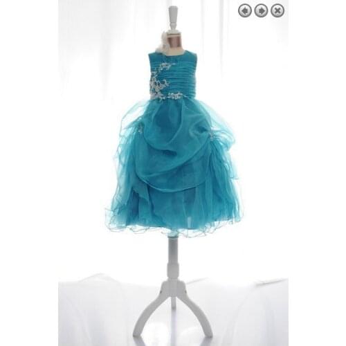 First communion dresses bridal for kids Pageant Gowns Princess wedding gowns for flower girls lace appliques Flower Girl Dresses