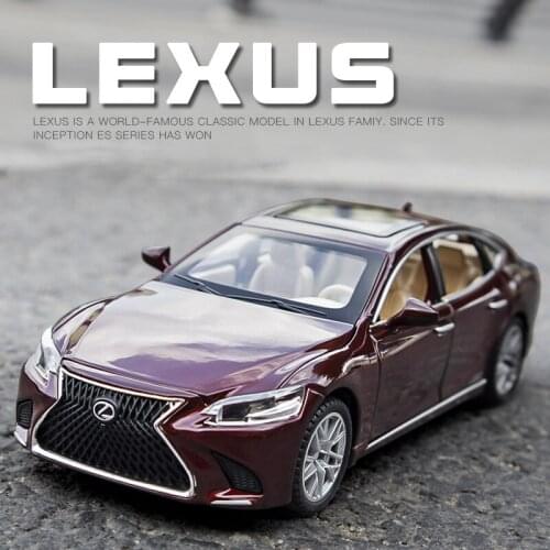 1:32 Lexus LS500h Luxury Car Alloy Car Model Diecast Toy Vehicle High Simitation Cars Toys For Children Kids Xmas Gifts