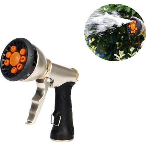 Garden Water Gun Hose Nozzle Mutifunctional Adjustable Nozzl Car Washing Garden High Pressure Sprayer Garden Water Hose Nozzle