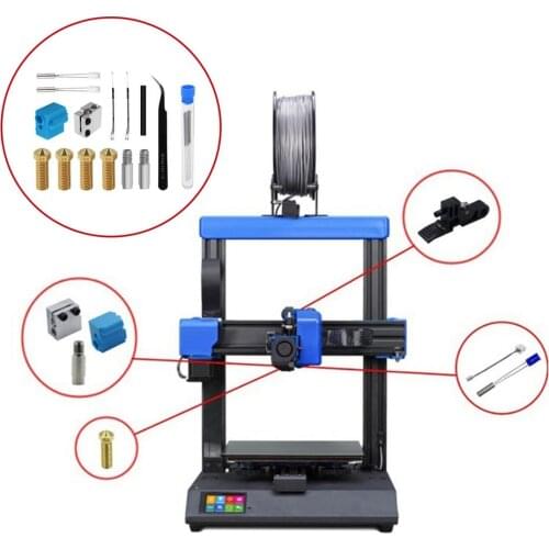 Resistance Heating Pipe Throat Pipe A /B /C Kit For Sidewinder X1/Genius 3D Printer Accessories Parts Replacement Upgrade Set