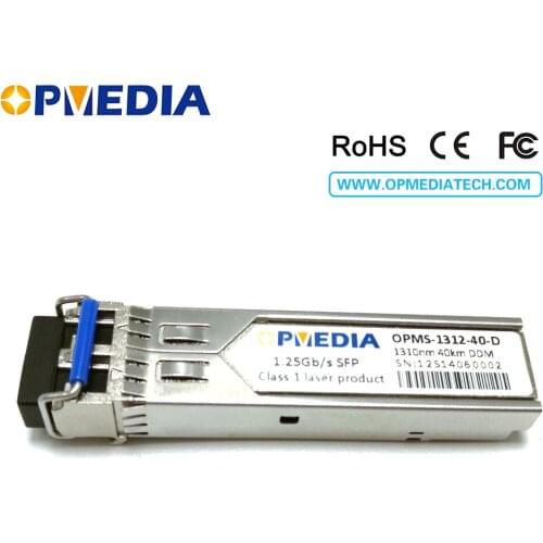 HIGH QUALITY! Foundry compatible 1.25G 1310nm 40km SFP trasceiver,1000BASE LH SFP optical module with LC connector