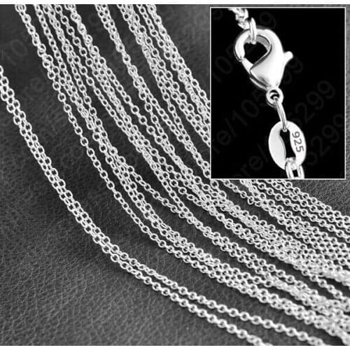 Jewellery Silver colorcolorColor 0 style chain wholesale chain for women have size 16-30 inch 5pcs packing jewellery