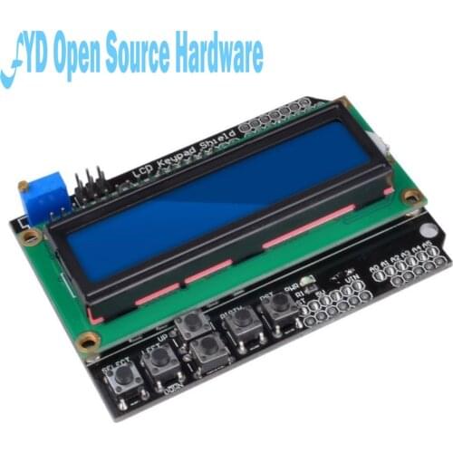 1pcs LCD1602 character input/output expansion boards LCD Keypad LCD Shield