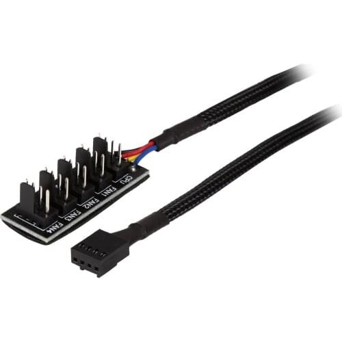 4-pin PWM Fan Extender Cable Splitter 4-pin Motherboard Fan Connector 2 3 4 5 Splitter Cable Adapter