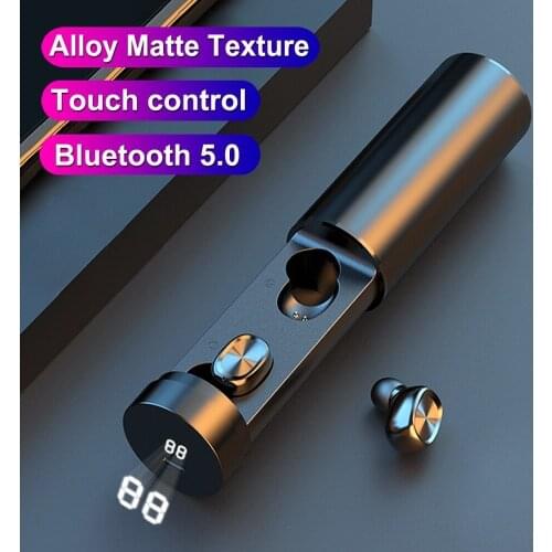 B9 TWS Wireless Headphones Bluetooth 5.0 Earphone HIFI Mini In-ear Sports Running Headset Bluetooth Earbuds for Smart Phones