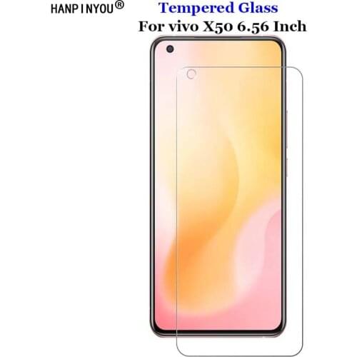 For vivo X50 Tempered Glass 9H 2.5D Premium Screen Protector Film For vivo X50 6.56"