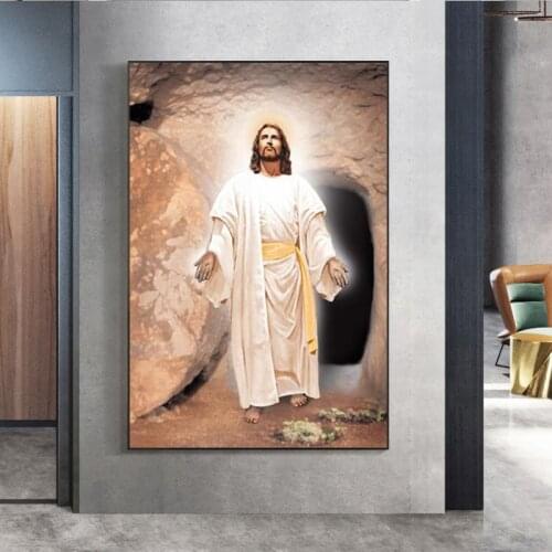 Christ Jesus Religious Famous Canvas Painting Abstract Posters and Prints Wall Art Pictures for Living Room Home Decor Unframed