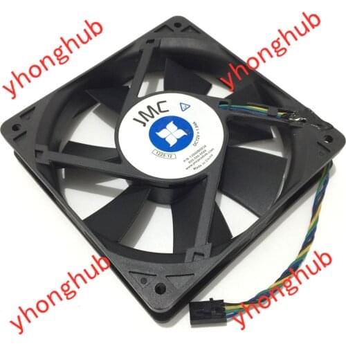 JMC / DaTech 1225-12 HBAPW 12000B0038 DC 12V 0.63A 120x120x25mm 4-Wire Server Square Fan