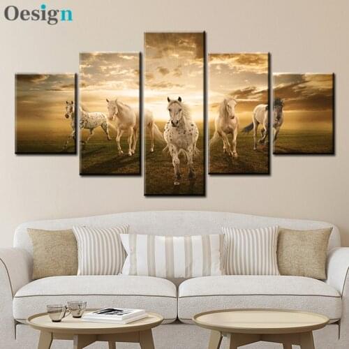 5 Panels Ship Boats Sailing Canvas Painting Pictures Decoracion Canvas Oil Paintings Wall Art Pictures for Living Room Decor