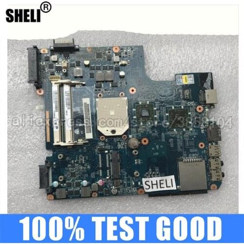 SHELI for Toshiba L600D L640D L645D Laptop Motherboard Note Pc Mainboard DA0TE3MB6D0 DA0TE3MB6C0 A000073410 DDR3 PAVILION Intel