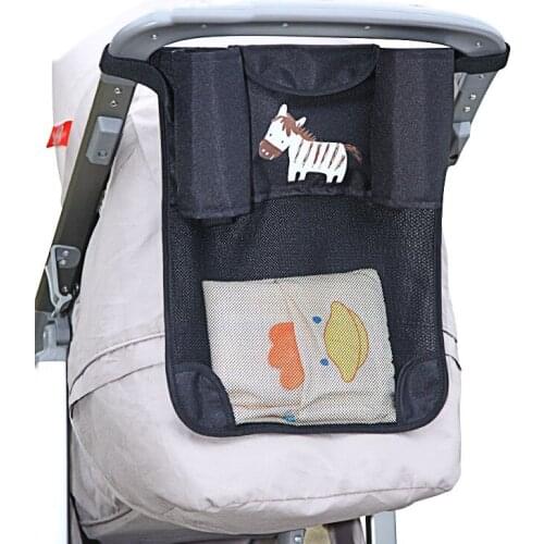 Multifunction Crib/Stroller Organizer Bag for Baby Carriage/Prams Accessories Cartoon Baby Stroller Mother Bag 33*40 cm