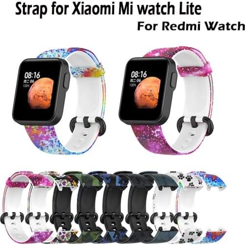 Soft Silicone Band Straps For XiaoMi Mi Watch Lite Smart Original Watchband Replacement Sport Bracelet Wristband for Redmi Watch