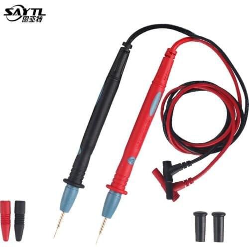 SAYTL 20A Multimeter Probe Universal Probe Test Pin for Digital Meter Needle Tip Multi Meter Tester Lead Probe Wire Pen Cable