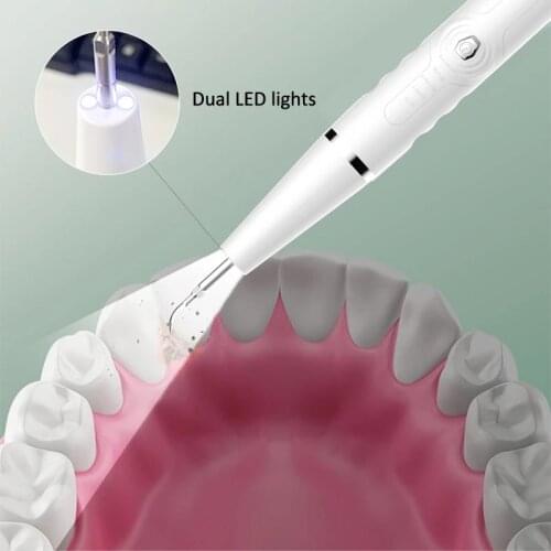 Home Use Dental Calculus Dental Scaler Electric LED Light Tooth Cleaner Nursing Teeth Washing Teeth Beauty Dental Instrument